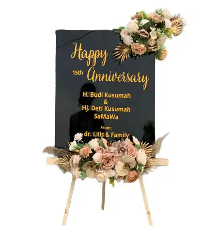 Papan Bunga Akrilik Andam Dewi