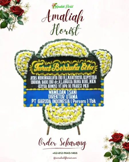 Papan Bunga Duka Andam Dewi